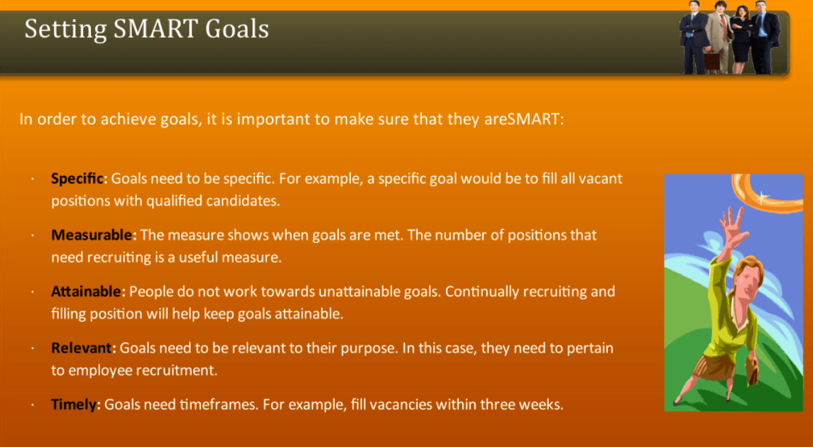 Setting SMART Goals FreshSkills